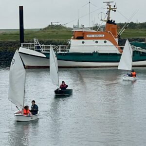 Unsere Anfänger auf der Regattabahn